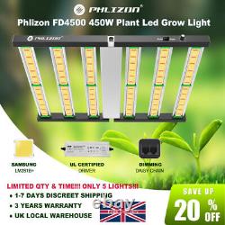 450W LED Grow Light Full Spectrum Bar Foldable for All Stages Plants Veg Flower