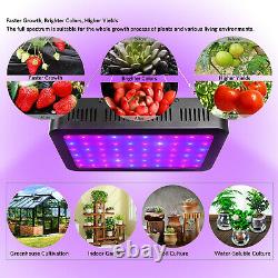 4Pcs 1000W LED Grow Light VEG Bloom Indoor Plants Greenhouse Panel Full Spectrum