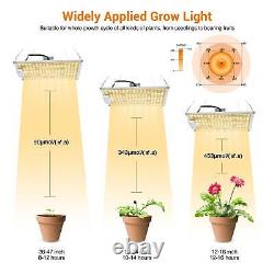 4X 1000W Grow Light Sunlike Full Spectrum Indoor Plants Veg Quantum Plant Lamp
