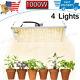 4x 1000w Led Grow Light Kit Full Spectrum Sunlike All Indoor Plant Veg Flower
