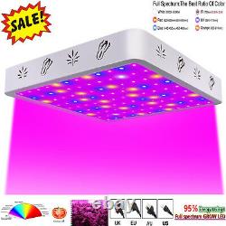 5000W LED Grow Light Hydroponic Full Spectrum Indoor Veg Flower Plant Lamp&Panel