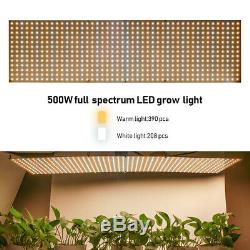500W Full Spectrum Dimmable LED Grow Light Indoor Hydroponic Growing Plant Veg