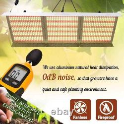 6000W Dimmable LED Grow Light Panel- Full Spectrum Growing Lamp for Seeding Veg