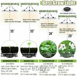 6000W Dimmable LED Grow Light Panel- Full Spectrum Lamp Waterproof Seeding Veg