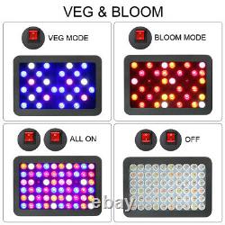 600W Full Spectrum LED Plant Grow Light Reflector for Hydroponics Veg Bloom