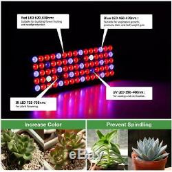 600W LED Grow Light Panel Lamp Full Spectrum Hydroponic Veg Plant Flower Growing