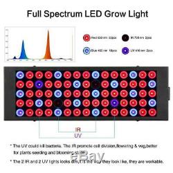 600W LED Grow Light Panel Lamp Full Spectrum Hydroponic Veg Plant Flower Growing