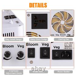 600W LED Grow Light Plant Growing Lights with Dimmable Veg Bloom Switch Upgraded