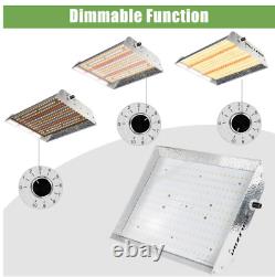 600w Full Spectrum Dimmable Led Grow Lights withVeg &Bloom Hydroponics Grow Tent