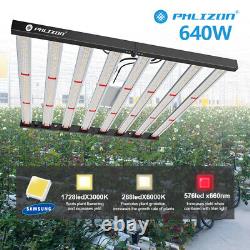 640W 1000W LED Grow Light Full Spectrum Hydroponics Indoor Veg Flower Plant Lamp