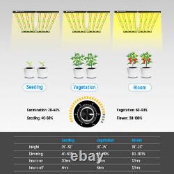 640W 1000W LED Grow Lights Full Spectrum Indoor Hydroponic Veg Flower Plant Lamp