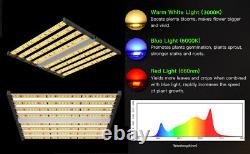 640W 2592 LED Grow Light Full Spectrum Bars Indoor Plants Veg Flower All Stage