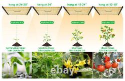 640W Foldable Samsung LED Grow Light Bar Full Spectrum Commercial Indoor Plants