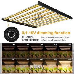 640W Full Spectrum Foldable LED Grow Light 8Bar withSamsung 301B for Indoor Plants