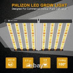 640W Full Spectrum Foldable LED Grow Light Bar Indoor Commercial Lamp Veg Flower