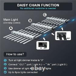 640W LED Full Spectrum Samsung Grow Bar Light Veg Bloom Indoor Hydroponics Plant