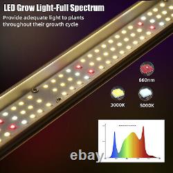 640W LED Grow Light Bar for Veg Bloom Flower Sunlike Full Spectrum US stock