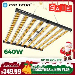 640W LED Grow Light Spider Bar Strip Sunlike Full Spectrum for Indoor Veg Flower