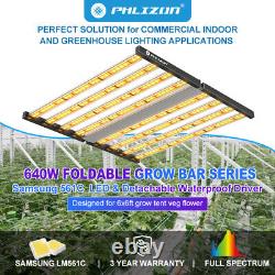 640W PRO Samsung LED 8Bar Grow Light LM561C Commercial Indoor Plants Veg Flower