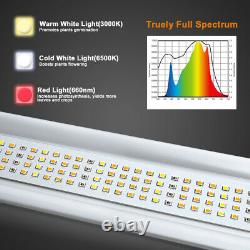 640W Quantum LED Grow Light 8Bar Sunlike Full Spectrum Plant Lamp Replace Gavita