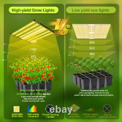 720W LED Grow Light for Indoor Plants Tents Veg Bloom Flowering 5x5 ft Coverage