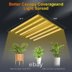 720W Pro Foldable Bar LED Grow Light Full Spectrum for Indoor Plants Veg Flower