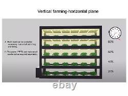 8-Bar LED Grow Panel Full Spectrum Hydroponic Plant Veg Flower Lamp Lighting