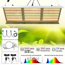 8000W LED Grow Light Full Spectrum 3500K Growing Lamp IP65 for Indoor Plant Vegs
