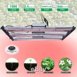 8000W LED Grow Light Strip Bar 3500K Full Spectrums for VEG & Flower Dual Switch