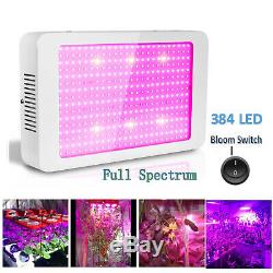 8000W LED Sunlike Grow Light Full Spectrum Lamp Panel For Hydroponic Veg Flower