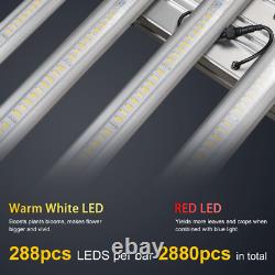 800W Full Spectrum LED Commercial Grow Light Dimmable Bar for Indoor veg bloom