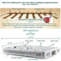 800W Grow Light Samsung LED 561C Commercial Lamp Replace Fluence SPYDR/Gavita UL