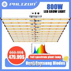 800W LED Grow Light Hydroponic Full Spectrum Indoor Veg Flower Plant Lamp Strip