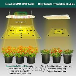 AGLEX 1000W LED Grow Light Full Spectrum for Indoor All Stages Veg Flower