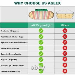AGLEX 1000W LED Grow Light Full Spectrum for Indoor All Stages Veg Flower