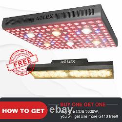 AGLEX 3000W COB LED Grow Light Full Spectrum Hydroponics for Indoor Veg Plants