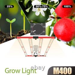 AGLEX 400W LED Panel Grow Light Full Spectrum for Indoor Plants Veg Flowers