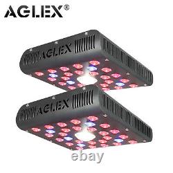 AGLEX COB 600W LED Grow Light Full Spectrum for Indoor Plants Veg Bloom IR 2PCS