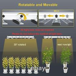 BAR-4000W LED Grow Light Full Spectrum Foldable bar Plant Lamp 5x5ft Veg Flower