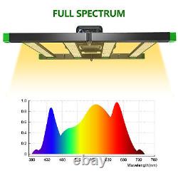 BESTVA BAT 200W 400W 600W LED Grow Light Full Spectrum for Indoor Plants Veg IR