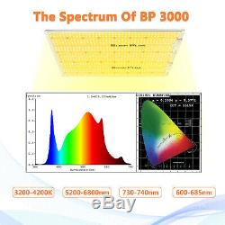 BP 3000W LED Grow Light Sunlike Full Spectrum For Indoor Plants VEG Flower Lamp