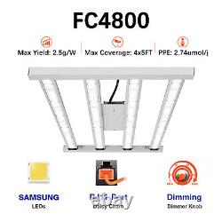 CrxSunny FC4800 450W Samsung LED Grow Light Bar Full Spectrum Veg Flowers UV IR