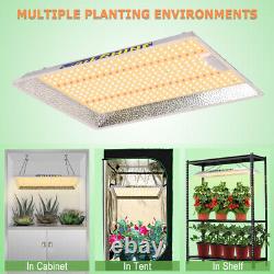 DW 3000W LED Grow Light Panel Lamp IR Full spectrum Hydroponic Plant Veg Flower
