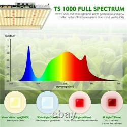 Dimmable Mars Hydro TS 1000W Led Grow Light Set Timer For Indoor Plant VEG BLOOM