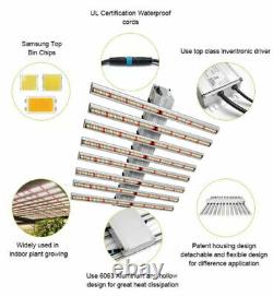 Dimmable Spider-8000 Samsung Full Spectrum LED Grow Light 10Bar for Indoor Plant