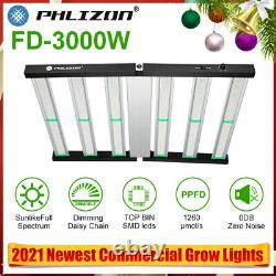 FC 3000 Pro 4bars Commercial Full Spectrum LED Grow Light Hydroponics Veg Flower