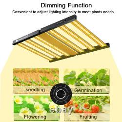 FC9600 1000W 8Bar Led Grow Light Kit Commercial Greenhouse Indoor Samsung LM301B