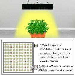 Full Spectrum 300 LED 5000W Grow Light Veg IR Indoor Hydroponic Plant Growing PG