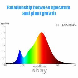 Full Spectrum 300 LED 5000W Grow Light Veg IR Indoor Hydroponic Plant Growing PG