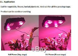 Full Spectrum Reflector 800w COB LED Grow Light Lamp Hydro Plants Veg Flower